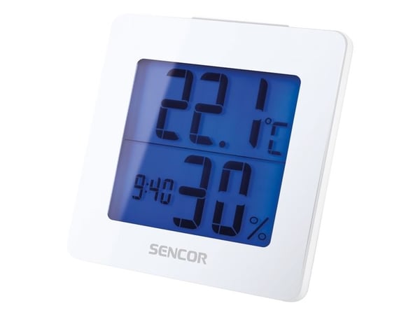Sencor SWS 1500 W - Värmehygrometer - digital - vit