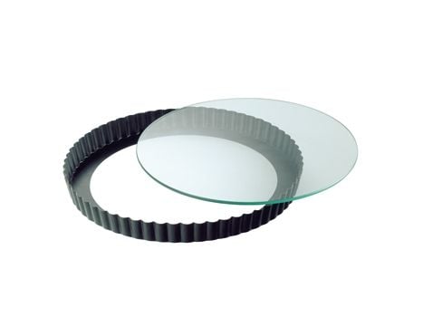 Kaiser 23.0062.2040, Kakering, Rund, Sort, Gjennomsiktig, Glass, 28 cm, 1 stykker