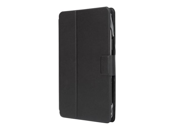 Targus Safe Fit Roterende Universal - Flipomslag til nettbrett - polyuretan - sort - 8"