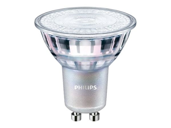 Philips MASTER LEDspot MV - LED-pære for søkelys - GU10 - 4.9 W (ekvivalent 50 W) - klasse A+ - varmt hvitt lys - 2200-2700 K