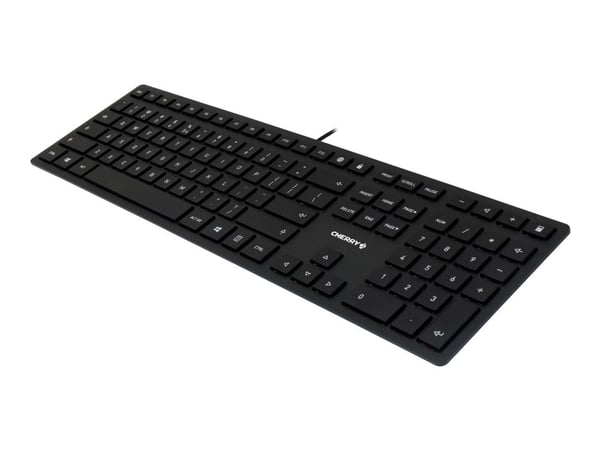 CHERRY KC 6000 SLIM - Tastatur - USB - Engelsk - tastsvitsj: CHERRY SX - svart