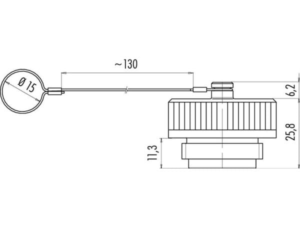 BINDER 08-0426-000-000, Svart