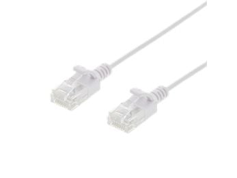 DELTACO - Koblingskabel - RJ-45 (hann) til RJ-45 (hann) - 1.5 m - UTP - CAT 6 - halogenfri, formstøpt, uten hindringer, flertrådet - hvit