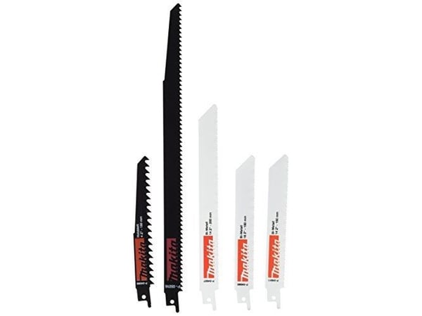 Makita - Saber saw blade set - for tre, mild steel - 5 deler