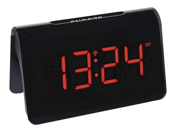 TFA ICON - Alarmklokke - elektronisk - skrivebord - svart