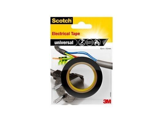 3M 4401BLA, 1 styck, Svart, PVC, 6000 V, 10 m, 15 mm