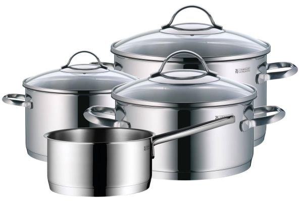 WMF 4000530650139, ruostumaton teräs, ruostumaton teräs, ruostumaton teräs, lasi, 250 °C, keraaminen, kaasu, induktio