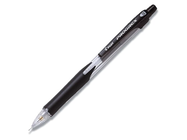 Pencil Pilot Progrex H-125 sort 0,5 mm - (10 stk.)