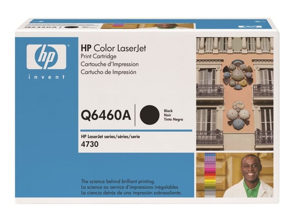 HP 644A - lajittelu - alkuperäinen - LaserJet - tonerpatron (Q6460A) - Color LaserJet 4730mfp, 4730x, 4730xm, 4730xs, CM4730, CM4730f, CM4730fm, CM...