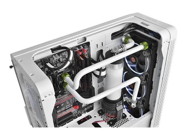 Thermaltake Pacific C-PRO G1/4 PETG Tube - nestejäähdytysjärjestelmän puristusliitin - vihreä