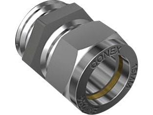 IBP CONEX Overgang 3/8"-10 mm med nippel forkromet