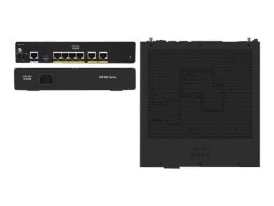 Cisco Integrated Services Router 921 - Ruter 4-portssvitsj - 1GbE - WAN-porter: 2