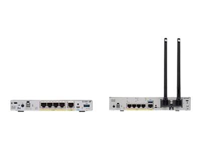 Cisco Integrated Services Router 1101 - Router 4-ports-switch - 1GbE - rackmonterbar