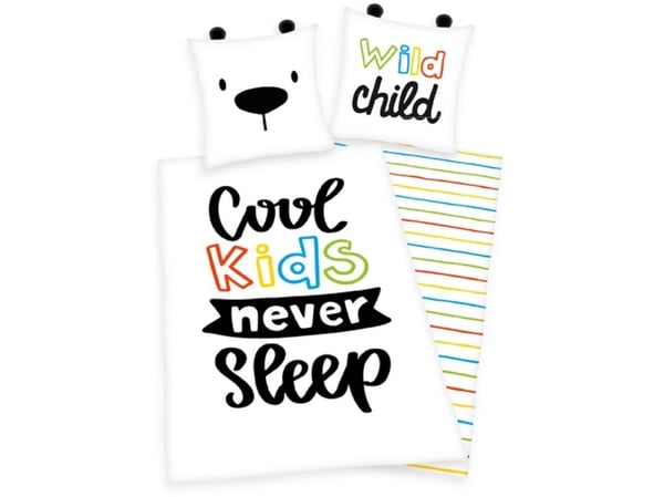 Cool kids never sleep Sengetøj - 100 procent bomuld