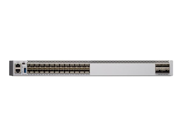 Cisco Catalyst C9500-24Y4C-E, Hallittu, L2/L3, Täysin kaksipuolinen, Telineasennus, 1U
