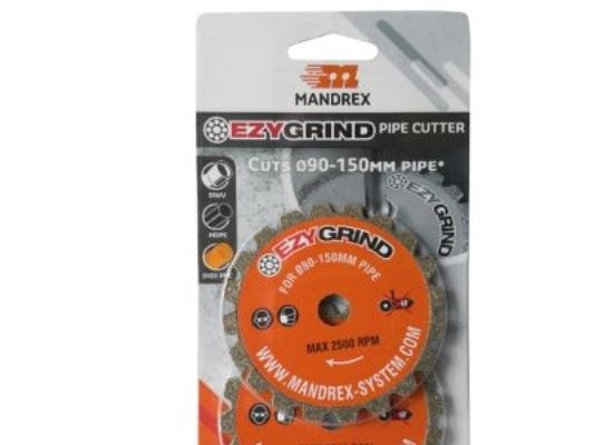 Mandrex EzyGrind skæreskive - T/Mandrex Ezygrind rørskærer Ø90-150mm, pakke a 2stk