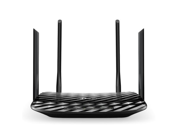 TP-Link Archer A6 - Trådløs ruter 4-portssvitsj - 1GbE - Wi-Fi 5 - Dobbeltbånd