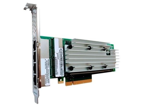 Lenovo ThinkSystem QL41134 - Nettverksadapter - PCIe 3.0 x8 - Gigabit Ethernet / 10Gb Ethernet x 4 - for ThinkAgile MX3330-F Appliance; MX3330-H Ap...