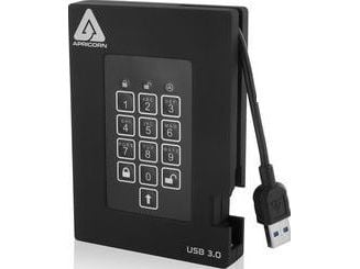 Apricorn Aegis Padlock Fortress A25-3PL256-S512F - SSD - kryptert - 512 GB - ekstern (bærbar) - USB 3.0 - FIPS 140-2 Level 2, 256-bit AES-XTS - TAA...