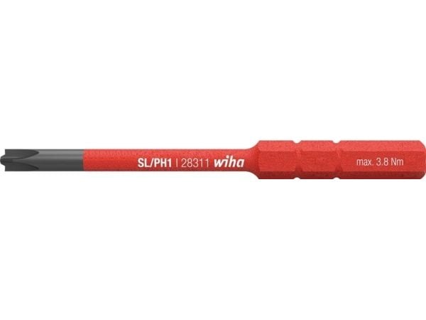 Wiha 34587, 1 stykker, Philips, PH 1, 3,8 Nm, 75 mm, 8 g