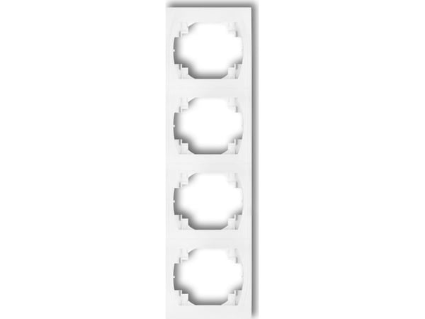 Karlik Logo pystykehys nelinkertainen valkoinen (LRV-4)
