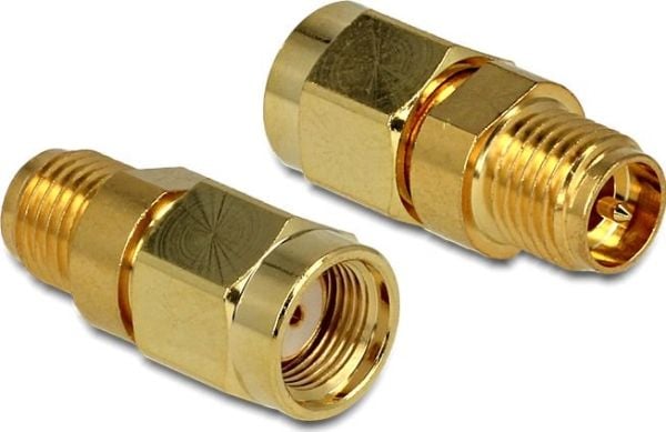Delock - RF-adapter - RP-SMA hann til RP-SMA hunn