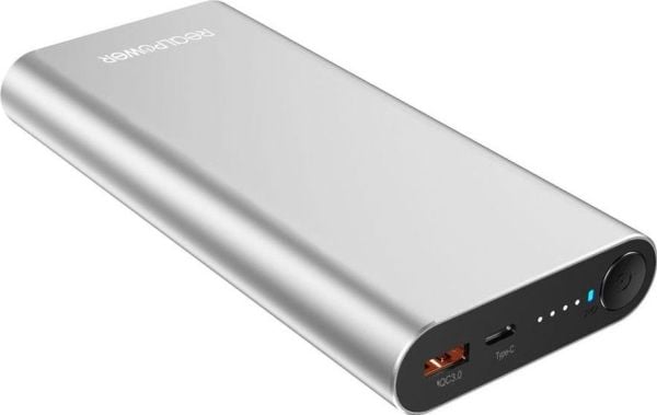 RealPower PB-20000PD Pro, 20000 mAh, Quick Charge 3.0, 100 W, Aluminium