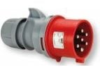 Cee-pistoke 32A 7P 400V - 027-6V Cee