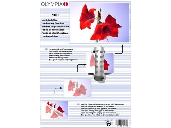 OLYMPIA - A5 (148 x 210 mm) 100 stk laminert teip