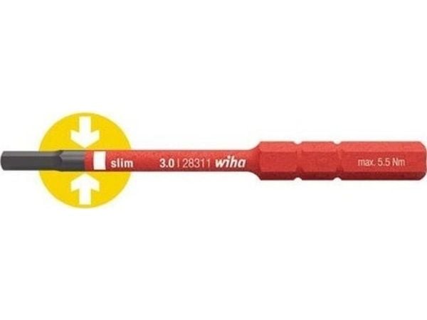 Wiha håndverktøy, 1 stk, Torx, T25, 5,5 Nm, 7,5 cm, 9 g