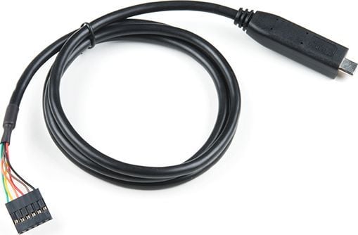 Delock - USB / seriell-kabel - USB-C (hann) til 6-pins TTL (hunn) - 5 V - 2 m - svart