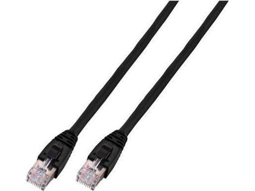 EFB RJ45 Patchkabel U/UTP, Cat.6, LSZH, CCA, 5m, musta