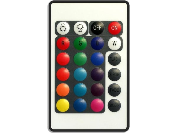 Nanoxia NXRGBC, Trådløs, Svart, Hvit, Knapper, IR Kabelfri, 12 V, 3x 2 A