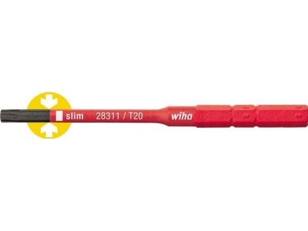 Wiha slimBit, 1 kpl, Torx, T20, 7,5 cm, 8,7 g