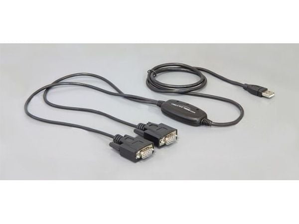 Delock Adapter USB 2.0 > 2 x Seriell - USB / seriell-kabel - USB (hann) til DB-9 (hann) - 1.4 m - tommelskruer