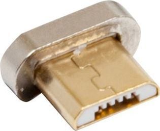 RealPower 168184, magneettinen, Micro-USB, kultainen
