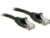 Lindy 48075, 0,3 m, Cat6, U/UTP (UTP), RJ-45, RJ-45, Svart
