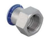 GEBERIT Overgang rustfri 35-1 muffe / muffe mapresss