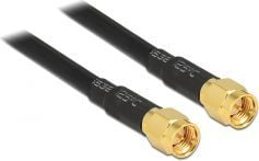 Delock - Antennekabel - SMA (hann) til SMA (hann) - 2 m - LMR-195 - svart