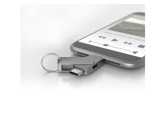 Terratec 272986, USB Type-C, USB Type-C, Micro-USB, Silver