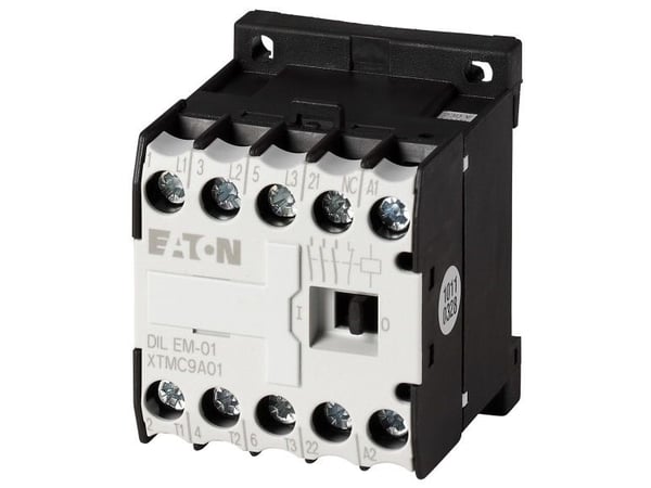 Eaton DILEM-01(110V50HZ,120V60HZ), Musta, Valkoinen, IEC/EN 60947-4-1; UL 508; CSA-C22.2 No. 14-05; CE, 600 V, 50 - 60 Hz, 170 g, -25 - 50 °C