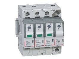 Legrand 412247 - Surge arrestor C 3P + N - SPD - T2 - Imax 40 kA/pole - 3P+N - neutral on right-hand side