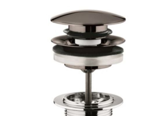 Grohe Push up bundventil - Hard Graphite afløbsganiture 65807A00