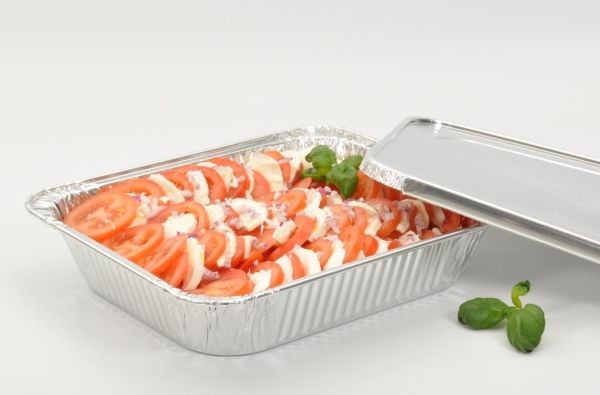 Gastrobakke, Plus Pack, 1/2GN 1-Compartments, Rektangulær kapacitet 2400ml,324x263x38mm aluminium, a