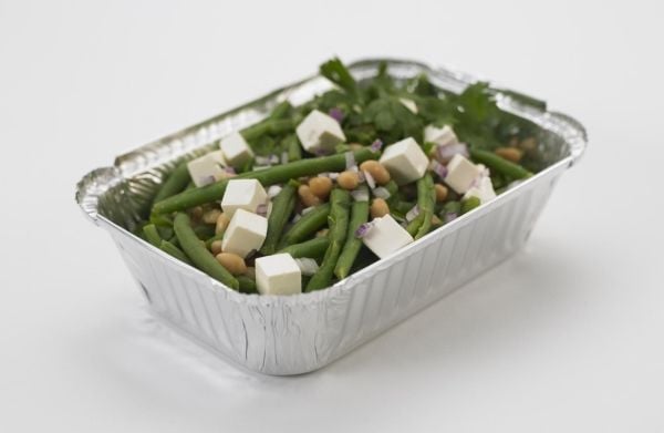 Foliebakke, Plus Pack, 1-Compartments Rektangulær kapacitet 890ml,207x141x41mm aluminium, aluminium,