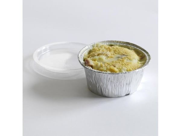 Foliebakke, Plus Pack, Rund kapacitet 106, Ø 80, højde 35 aluminium, aluminium, pakke a 100 stk 1-Co