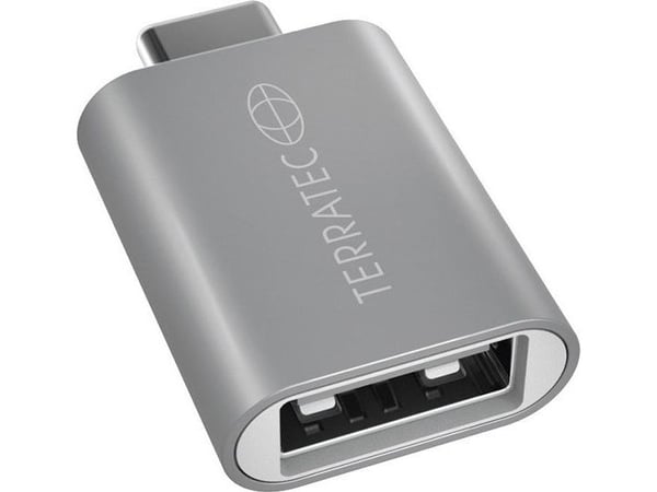 Terratec Connect C1, USB C, USB A, Silver