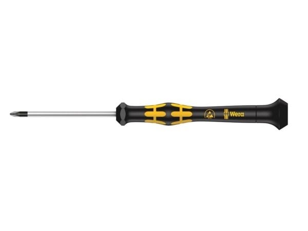Wera 1555 PZ ESD Kraftform Micro Phillips-ruuvimeisseli, 13 mm, 157 mm, 13 mm, 15 g