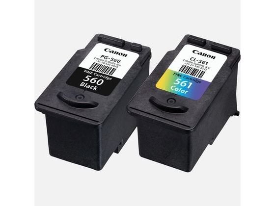 Canon PG-560 / CL-561 Multipack - 2-pack - svart, farge (cyan, magenta, gul) - original - blekkpatron - for PIXMA TS5350, TS5351, TS5352, TS5353, T...