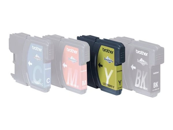 Brother LC1100HYY - Høy ytelse - gul - original - blekkpatron - for Brother DCP-6690CW